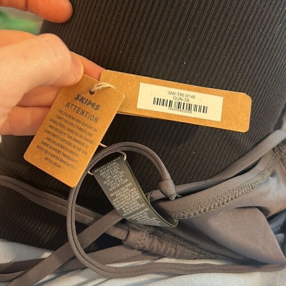 NWT SKIMS swim triangle top 3X - Picture 5 of 5